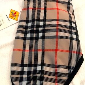 Plaid Dog Jacket-  Brand new never been worn !!!   Great Deal !!  Size 10 inch!